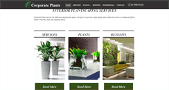 Desktop Screenshot of corporateplants.com.au