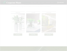 Tablet Screenshot of corporateplants.com.au